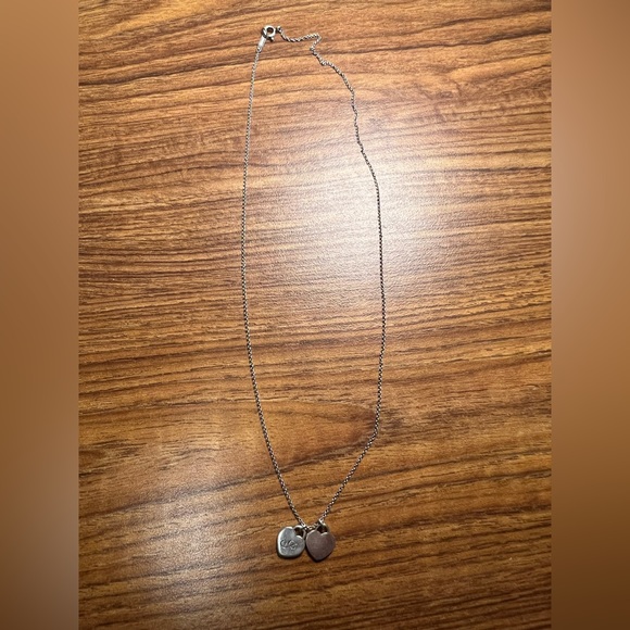Return to Tiffany Double Heart Tag Pendant in Silver, Mini - Picture 2 of 4
